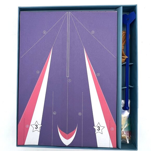 Fun With Paper Planes Set By SpiceBox 60 Planes Fold & Fly Book & Power Launcher - Picture 8 of 12
